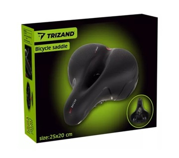 ГЕЛЕВОЕ ВЕЛОСИПЕДНОЕ СЕДЛО, ШИРОКОЕ, МЯГКОЕ, КОМФОРТНОЕ, С ВЕЛОСИПЕДОМ LIGHT BIKE