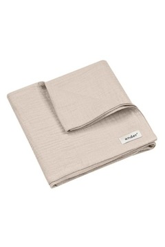 Muślinowy kocyk - otulacz 60x60 (100% bawełna naturalny) - beżowy