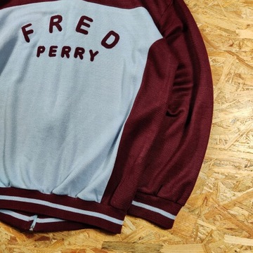 Bluza Męska na zamek FRED PERRY Casual Vintage L