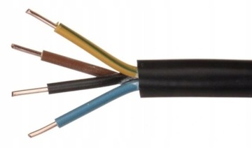 Kabel ziemny czarny YKY 4x10