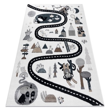 DYWAN DZIECIĘCY FUN 180x270 cm ULICA krem #O226