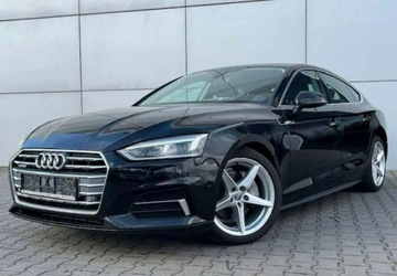 Audi A5 F5 Coupe 2.0 40 TDI 190KM 2019 Audi A5 Sportback Quattro Automat Navi Webasto Sport Line Ambiente F