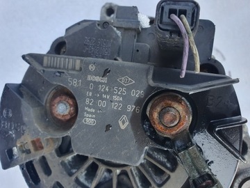 0124525028 ALTERNÁTOR RENAULT SCENIC II 2 05 ROK 1.5 DCI 150A
