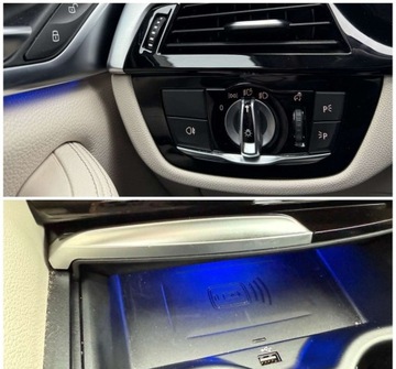 BMW Seria 5 G30-G31 Touring Facelifting 2.0 520d 190KM 2021 BMW Seria 5 520d Luxury Line KAMERA AMBIENTE serwisowany Bezwypadkowy, zdjęcie 34