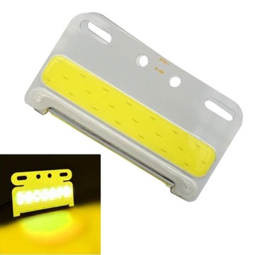 Основание из сплава со светодиодным боковым маркером 24 В. Простая установка. Автоматический эффект белого света