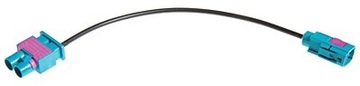 8518/F REDUKTOR ANTENOWY ADAPTERDOUBLE-FAKRA WTYK(m)>FAKRA(f) VW-AUDI