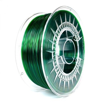 Filament Devil Design 1,75 mm PETG Zielony TR Green Transparent 1kg