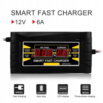 Full Automatic Car Battery Charger 110V/220V To