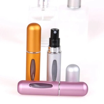 PERFUME ATOMIZER Флакон-дозатор для парфюмерной этикетки 5 мл, матовое серебро
