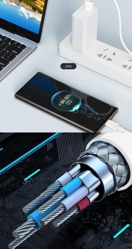 USB-КАБЕЛЬ XIAOMI USB-C 6A, 66 Вт, БЫСТРАЯ ЗАРЯДКА, 2 М, USB TYPE C