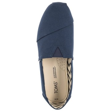 Buty Espadryle Męskie Toms Alpargata 10017660 Granatowe