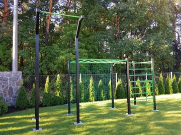 PLAC STREET WORKOUT DRĄŻEK PODCIĄGANIA PORĘCZE DIP