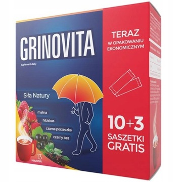 GRINOVITA PROSZEK 10+3 SASZETKI 13 ZDROVIT
