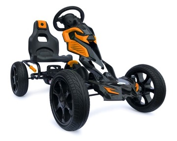 WIELKI GOKART NA PEDAŁY do60kg 5-12lat scout 4KiDS ORANGE