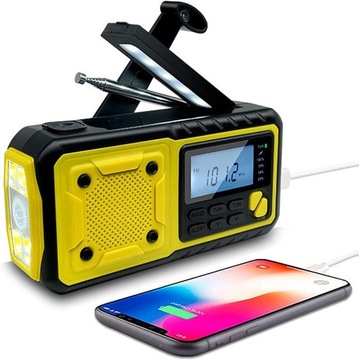 Radio z latark awaryjn pogod, 4000 korba rczn