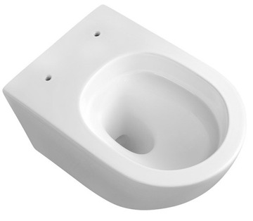 Унитаз VELDMAN Белый безободковый TORNADO VILA тонкое сиденье премиум-класса