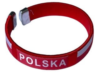 BRANSOLETKA BIAŁO-CZERWONA POLSKA