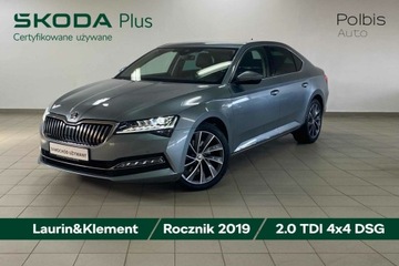 Skoda Superb III Liftback Facelifting 2.0 TDI 190KM 2019 Skoda Superb 2.0 TDI 4x4 L&amp;K DSG 2019r.