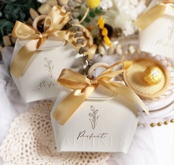 Сумка-коробка подарочная ИДЕАЛЬНОЕ СЧАСТЬЕ 10х5х10