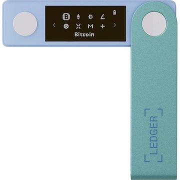 Ledger Nano X безопасный криптовалютный кошелек BTC ETH Pastel Green Bluetooth