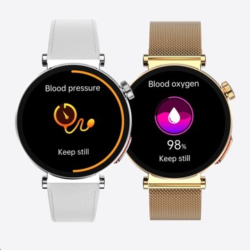 SMARTWATCH DAMSKI ZEGAREK POMIAR CUKRU EKG ROZMOWY SMART WATCH MENU PL