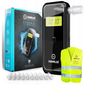 ALKOMAT AL 9000 LITE PRECYZYJNY, SENSOR QMOL 3.0 + 10 USTNIKÓW I ETUI