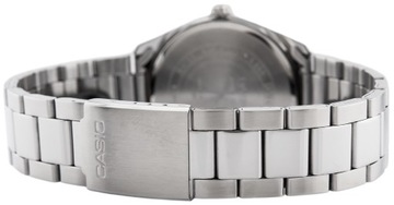 ЧАСЫ МУЖСКИЕ CASIO MTP-1302D-1A2VDF Серебряный браслет + КОРОБКА
