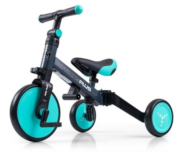 BALANCE BIKE Трехколесный велосипед 4в1 для детей 1, 2, 3 лет Мятный детский