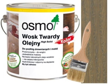OSMO WOSK TWARDY OLEJNY GRAFIT 0,75L 3074 + PĘDZEL