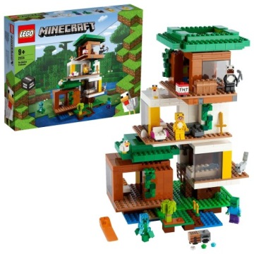 LEGO 21174 MINECRAFT СОВРЕМЕННЫЙ ДОМ НА ДЕРЕВЕ