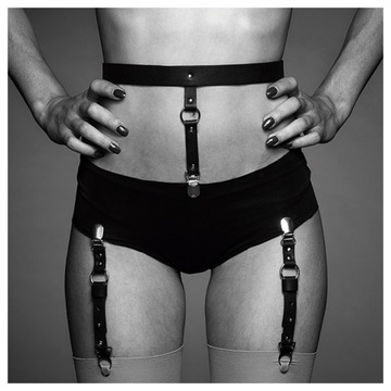 Pas na talię i paski do podwiązek - Bijoux Indiscrets Maze Suspender Belt