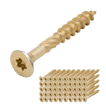 Zestaw wkrętów torx do drewna 5x40mm 50szt.