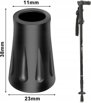 10 насадок для треккинговых палок для скандинавской ходьбы, чехлы для ходьбы