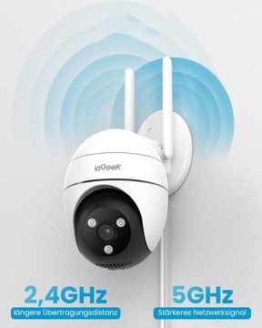 УМНАЯ НАРУЖНАЯ IP-КАМЕРА ПОДДЕРЖИВАЕТ 2.4G И 5G WIFI 3 Мп HD ДЛЯ МОНИТОРИНГА×2