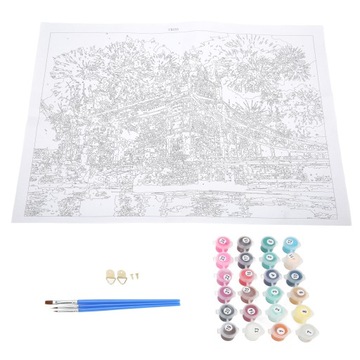 Картина по номерам Биг Бен 40х50см Безопасная нетоксичная акриловая краска