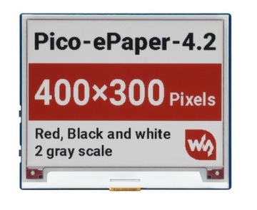 Pico-ePaper-4.2-B - moduł z wyświetlaczem