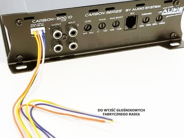 Аудиосистема Carbon 130.2, 260 Вт RMS, вход высокого уровня