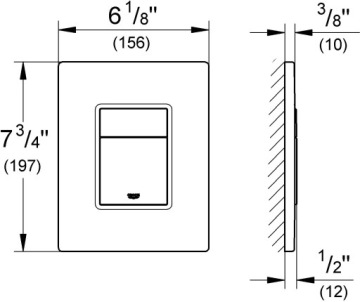 КНОПКА Смыва GROHE SKATE COOL SUNRISE