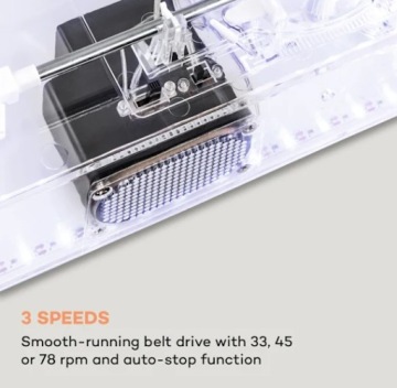 Проигрыватель проигрывателя Auna 10035573 ClearTech BT