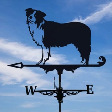 Открытый сад, железный флюгер, домашняя крыша, флюгер, вертушка для ветра