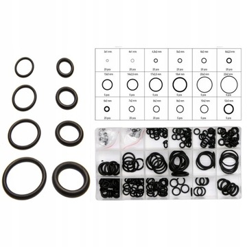 O-RING ORINGI USZCZELKA ORING GUMOWY 225 SZT.