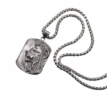 Lion Men Naszyjnik Lew wisiorek naszyjnik