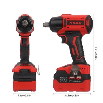 АККУМУЛЯТОРНЫЙ КЛЮЧ ДЛЯ КОЛЕС 1/2'' 650 Нм 21 В+2* АККУМУЛЯТОР 4 Ач