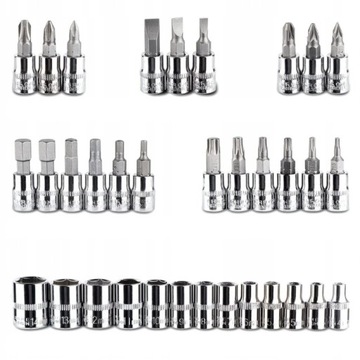 Набор ключей ГОЛОВКИ Инструменты 1/4, ключи с трещоткой, БИТЫ TORX INBUS