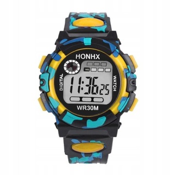 Children Sport Watch Camouflage Military Digital