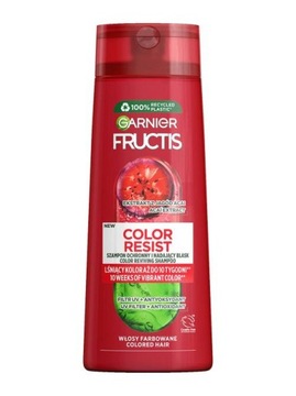 Garnier Fructis Color Resist Szampon Ochronny do Włosów Farbowanych 400 ml