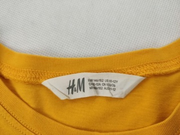 H&M Klasyczna KOSZULKA T-SHIRT Dziecięcy 146/152