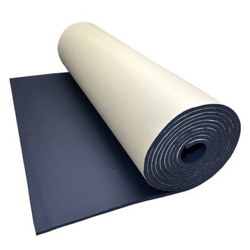 PIANKA KAUCZUKOWA ABM MATA GUMOWA WYGŁUSZAJĄCA Z KLEJEM 6mm 25x100cm