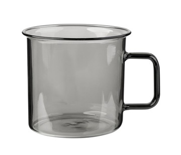 Kubek z uszkiem (szklany szary) 350ml Muurla