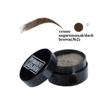 Henna Pudrowa do brwi Permanent Lash&Brow 5g Dark Brown Ciemny Brąz